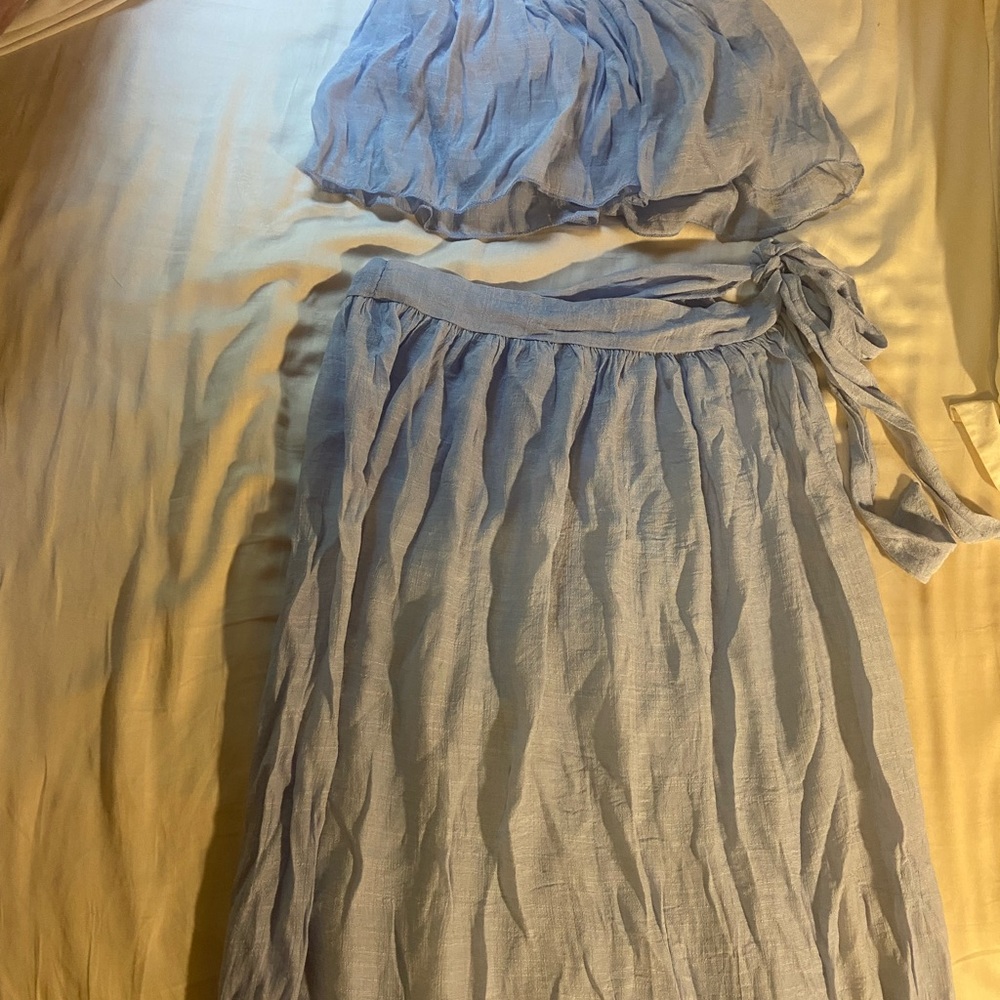 two piece swim cover up - Picture 2 of 3